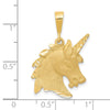 Gold Polished Unicorn Pendants