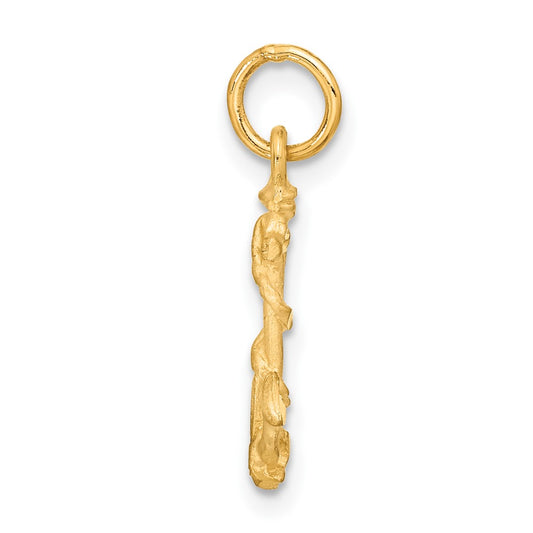 Gold Polished Anchor Pendants