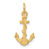 Gold Polished Anchor Pendants