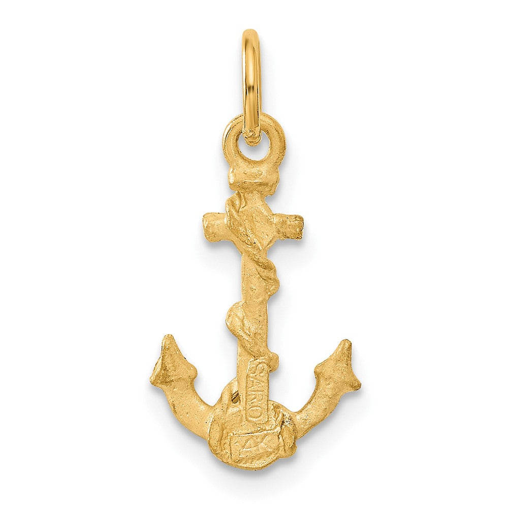Gold Polished Anchor Pendants