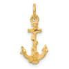 Gold Polished Anchor Pendants