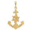 Gold Polished Fishing Pendants