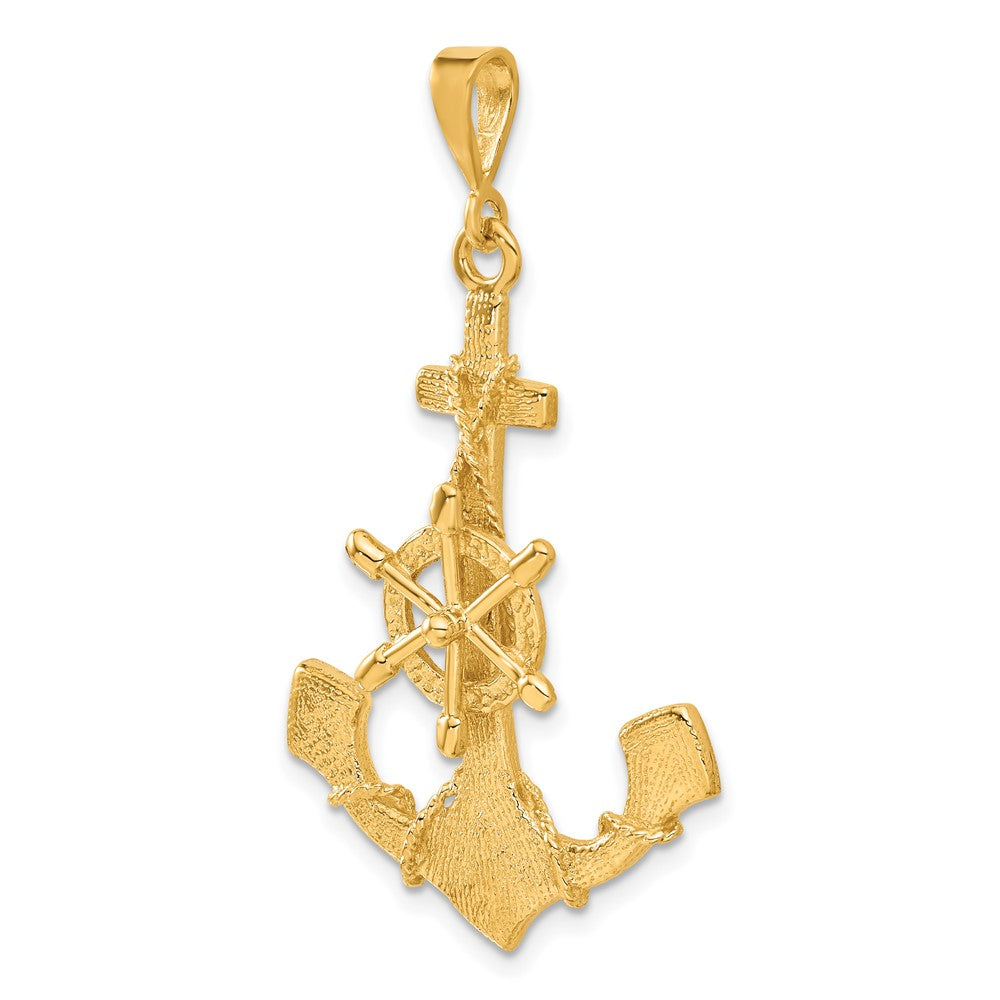 Gold Polished Fishing Pendants