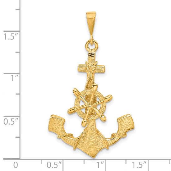 Gold Polished Fishing Pendants