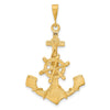 Gold Polished Fishing Pendants