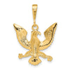 Gold Polished Eagle Pendants
