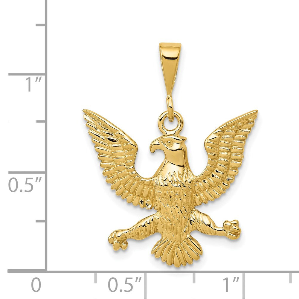 Gold Polished Eagle Pendants