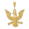 Gold Polished Eagle Pendants