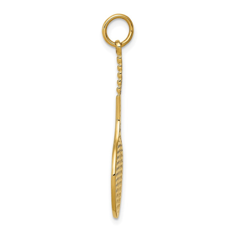 Gold Polished Tennis Pendants