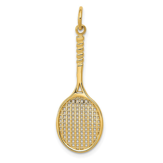 Gold Polished Tennis Pendants