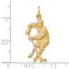 Gold Polished Hockey Pendants