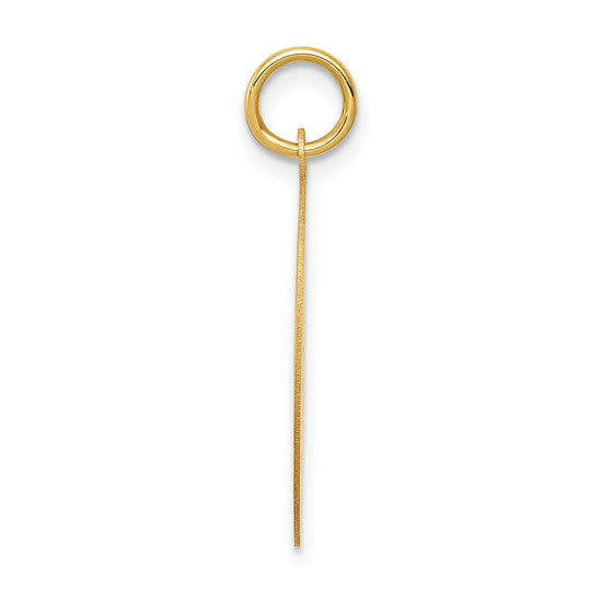 14k WRESTLING 19mm Engravable Disc Charm