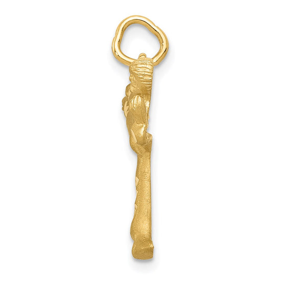 Gold Polished Karate Pendants