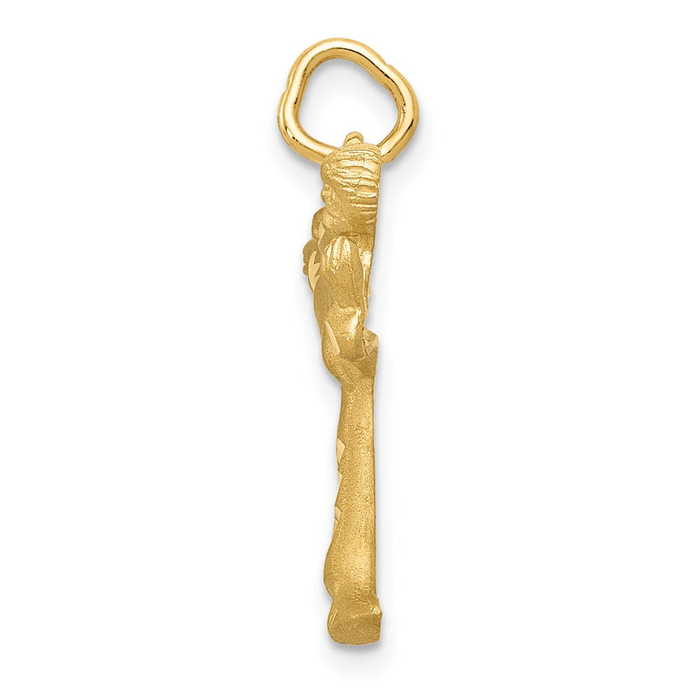 Gold Polished Karate Pendants