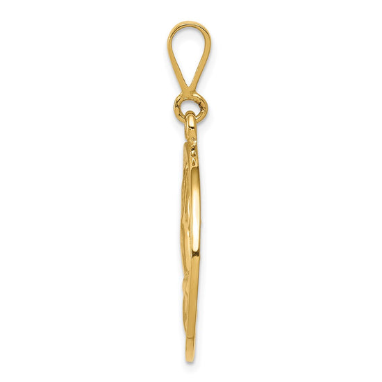 Gold Praying Hands Pendants