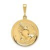 Gold Praying Hands Pendants