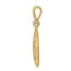 14k Star Of David Round Charm