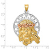Gold Faces of Jesus Pendants