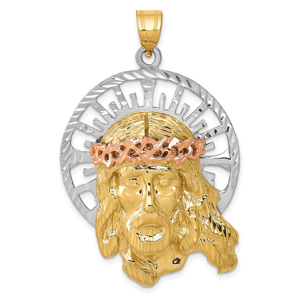 Gold Faces of Jesus Pendants