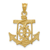 Gold Mariner Crucifix Pendants