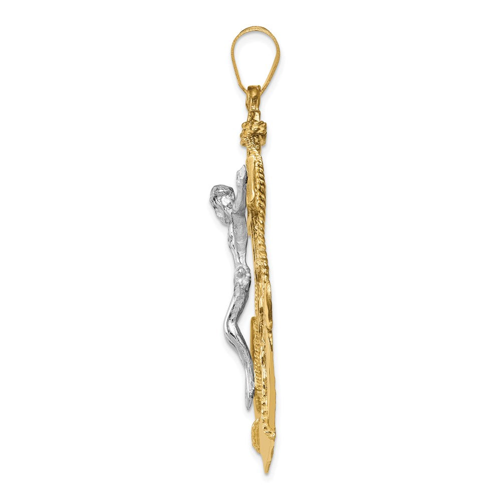 Gold Mariner Crucifix Pendants