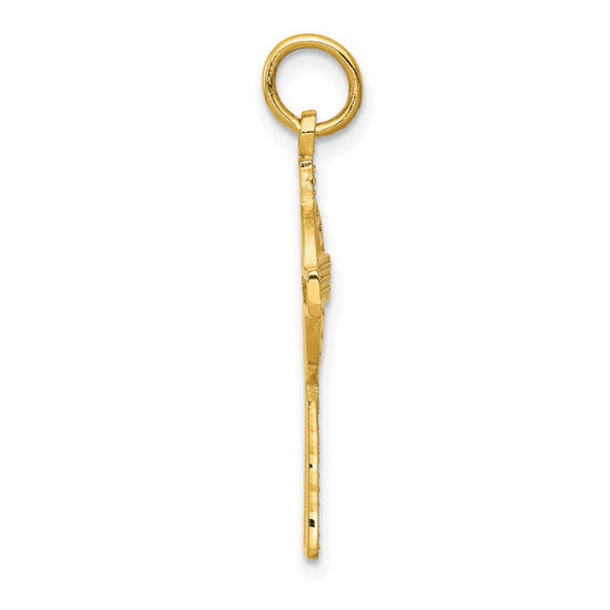 Gold Celtic Cross Pendant