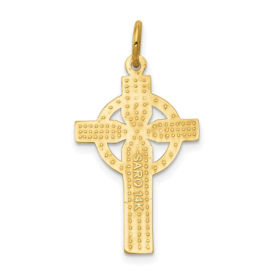 Gold Celtic Cross Pendant