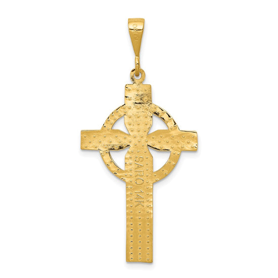 Gold Celtic Cross Pendant