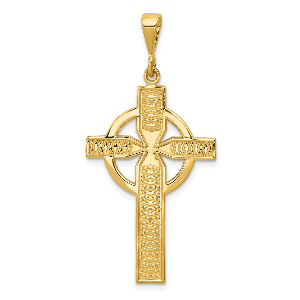 Gold Celtic Cross Pendant