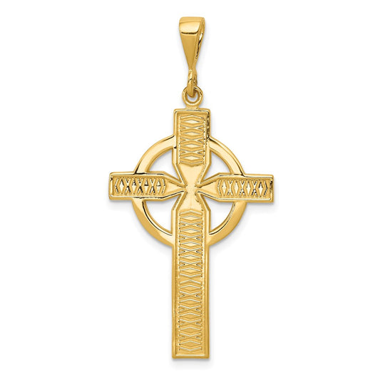 Gold Celtic Cross Pendant