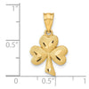 14k Shamrock Charm