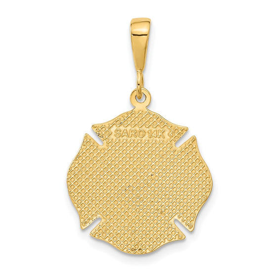 Gold Polished First Responder Pendants