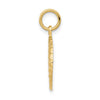 14k Treble Clef in Circle Charm