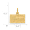 14k GOD BLESS AMERICA Flag Charm