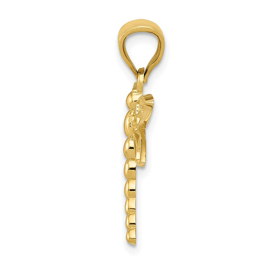 14k Dragonfly Charm