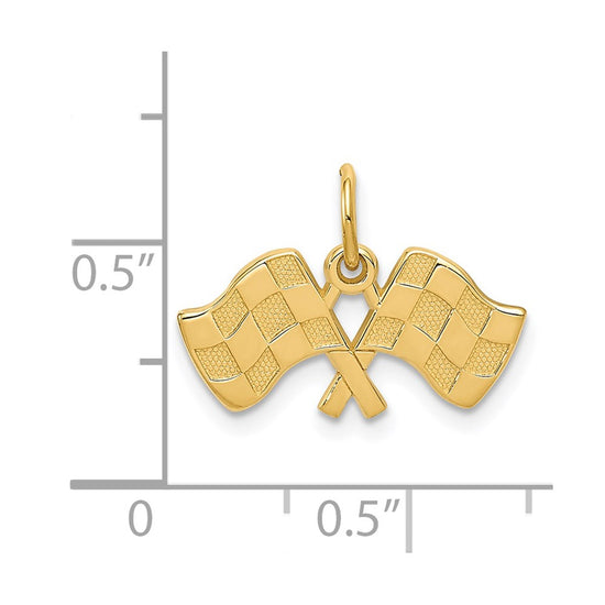 Gold Racing Flags