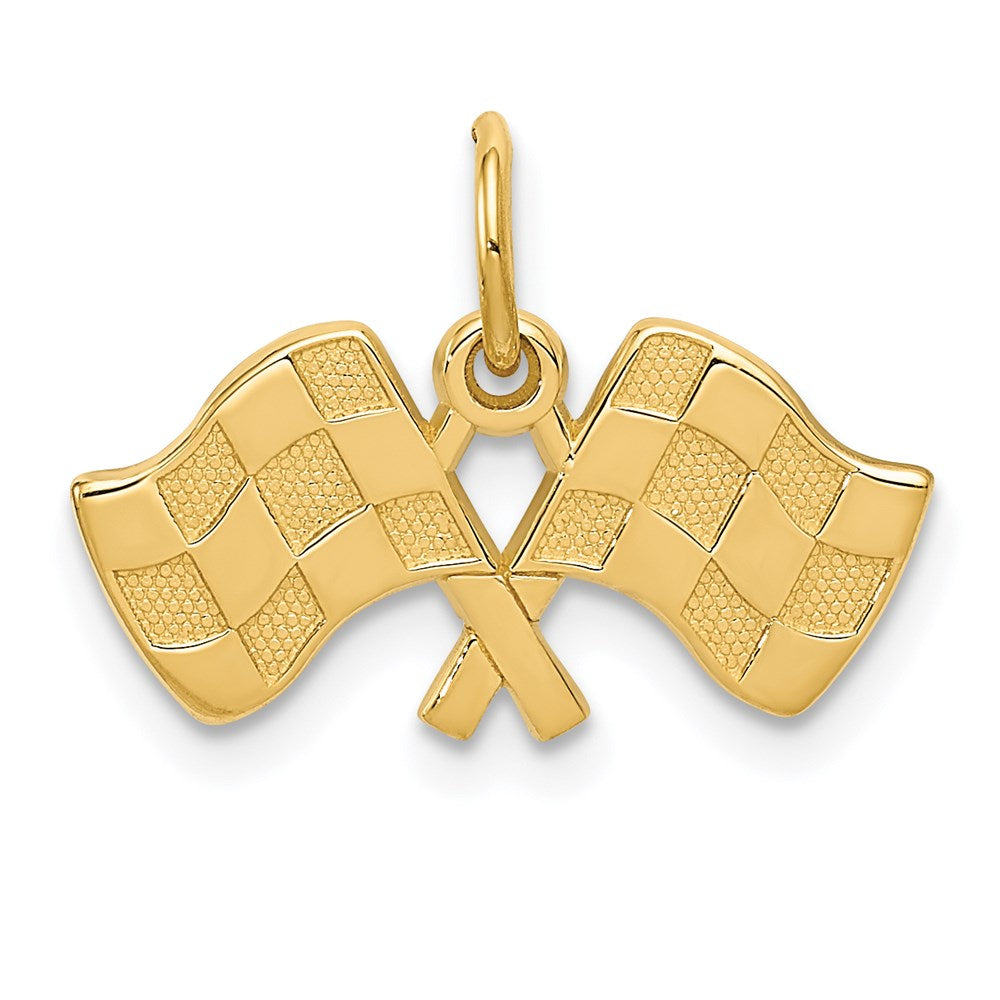 Gold Racing Flags