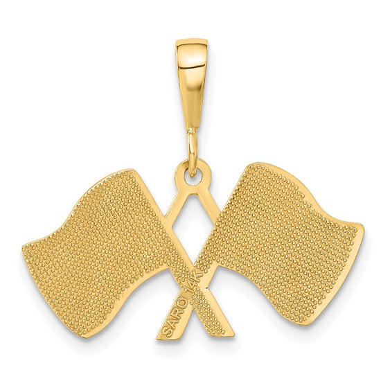 Gold Racing Flags