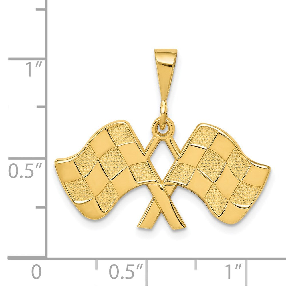 Gold Racing Flags