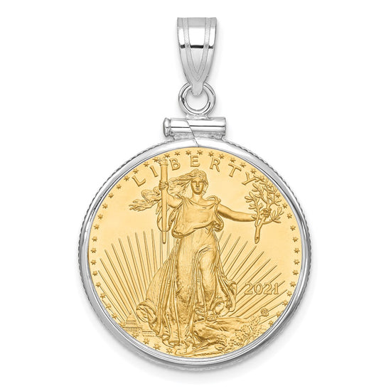 Gold Screw Top Bezel with Coin