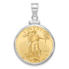 Gold Screw Top Bezel with Coin