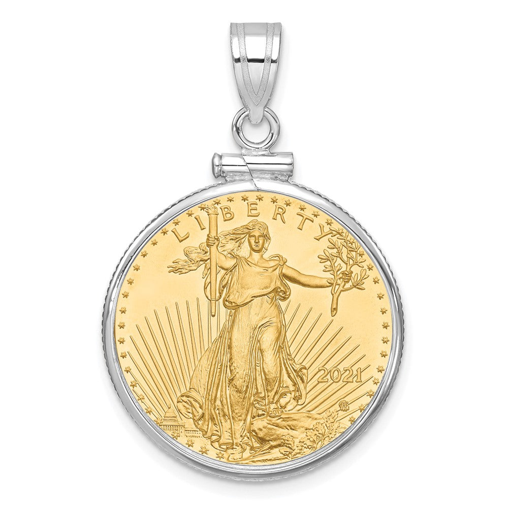 Gold Screw Top Bezel with Coin