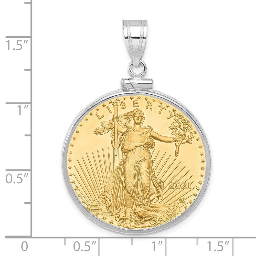 Gold Screw Top Bezel with Coin