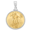 Gold Screw Top Bezel with Coin