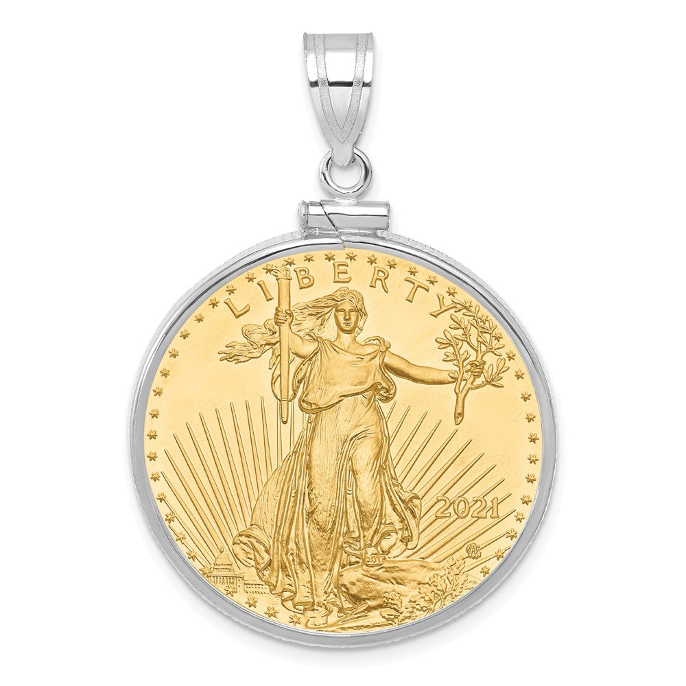 Gold Screw Top Bezel with Coin