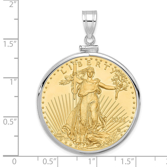Gold Screw Top Bezel with Coin