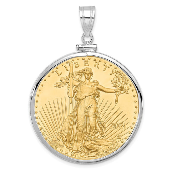 Gold Screw Top Bezel with Coin
