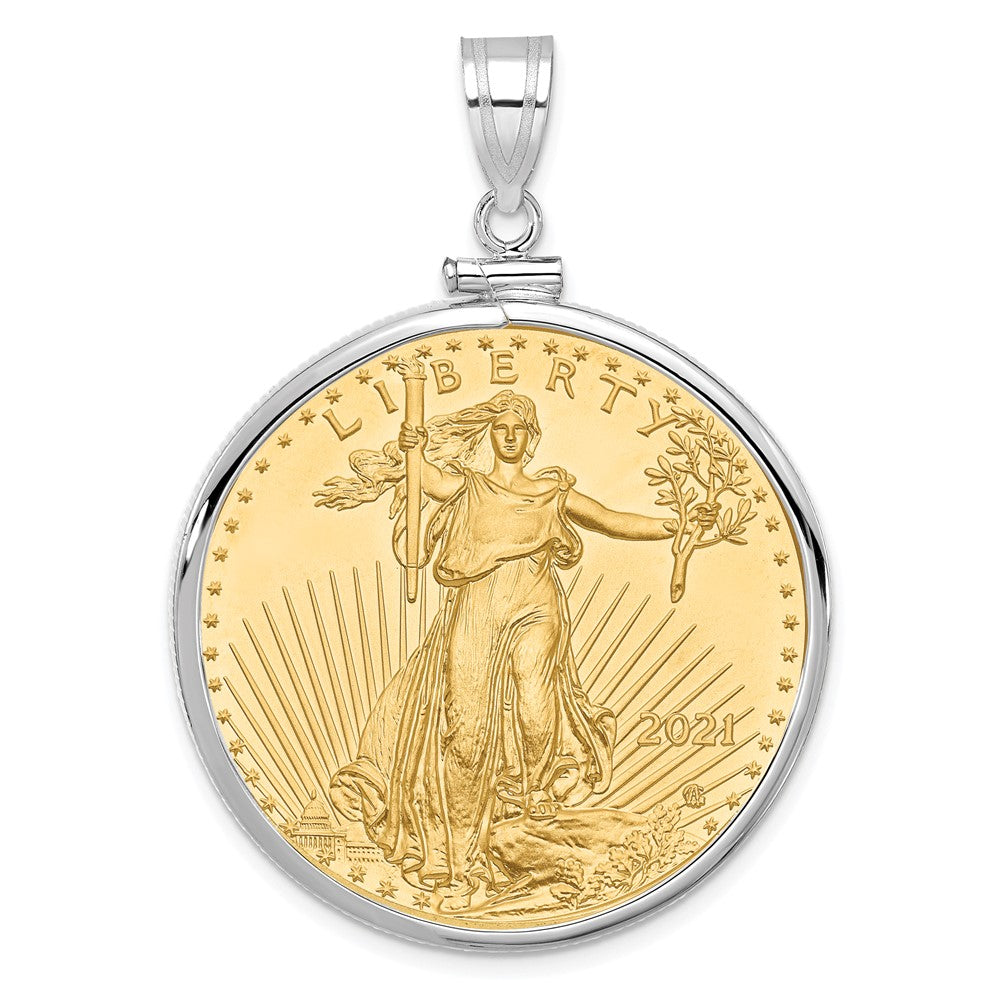 Gold Screw Top Bezel with Coin