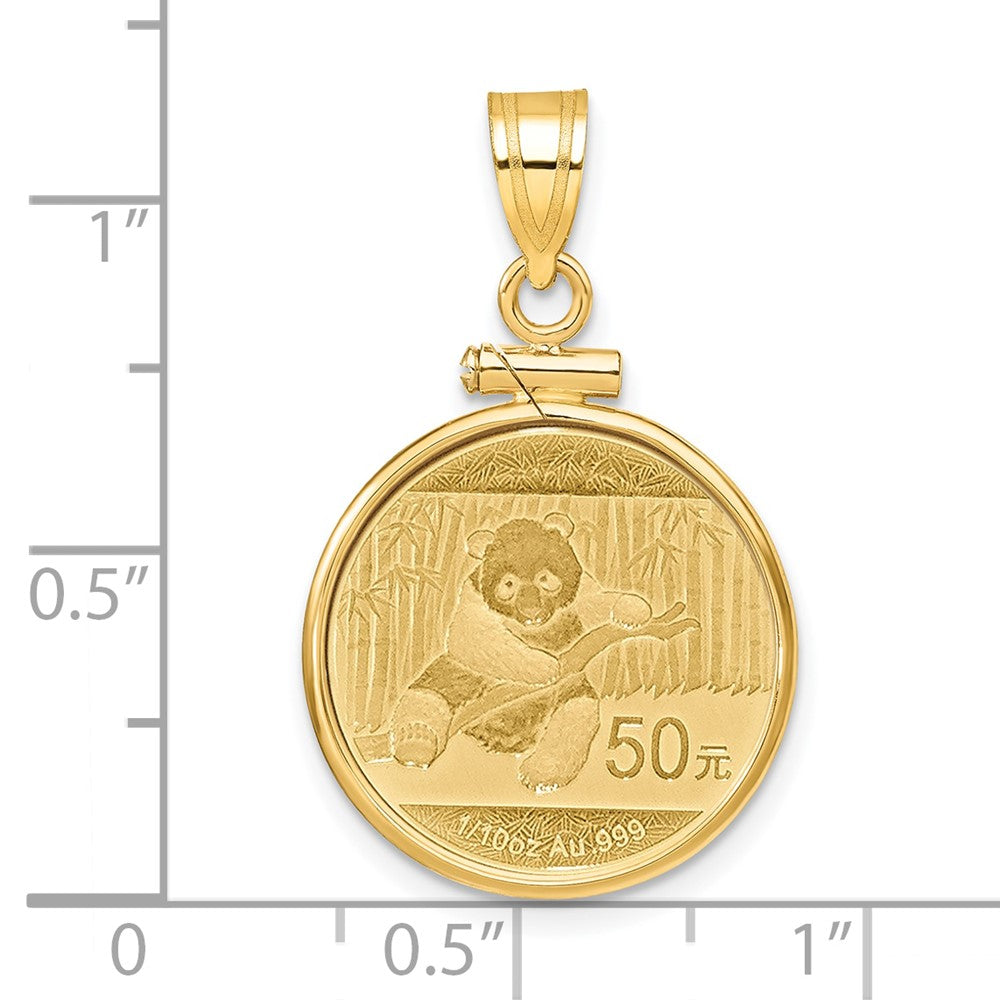 Gold Screw Top Bezel with Coin