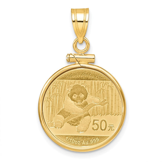 Gold Screw Top Bezel with Coin